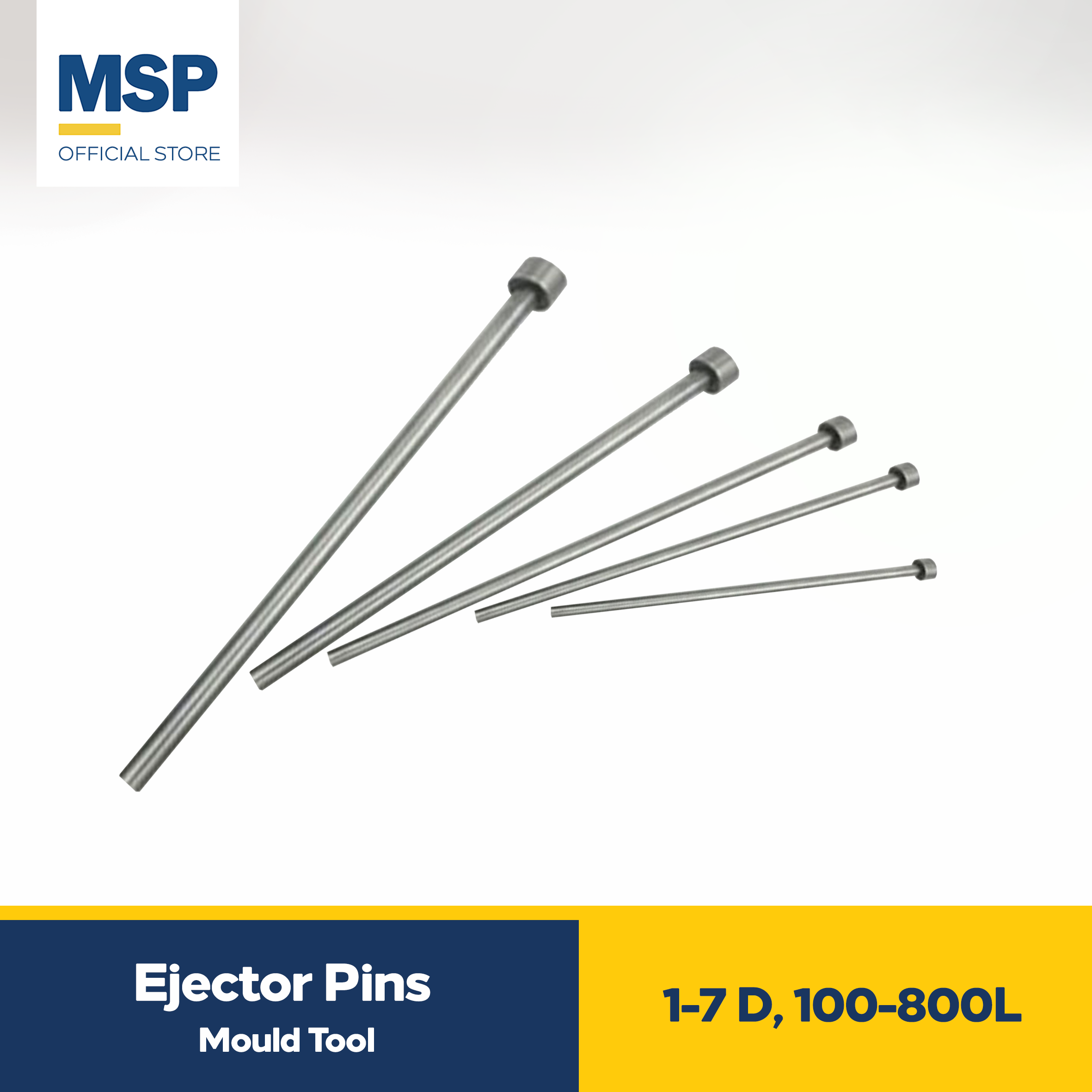 Ejector Pins 1-7mm diameter