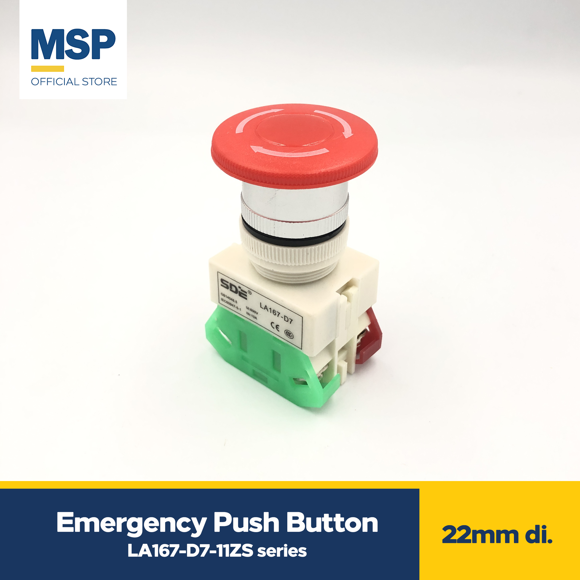 Emergency Push Button 22MM