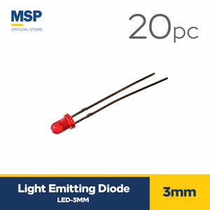 20pc Light Emitting Diode - 3mm