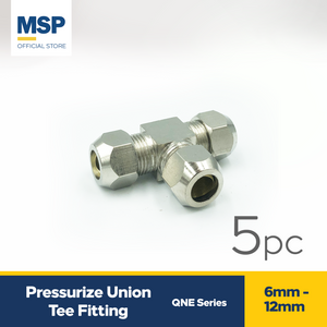Pressurize Union Tee Fittings x2pcs
