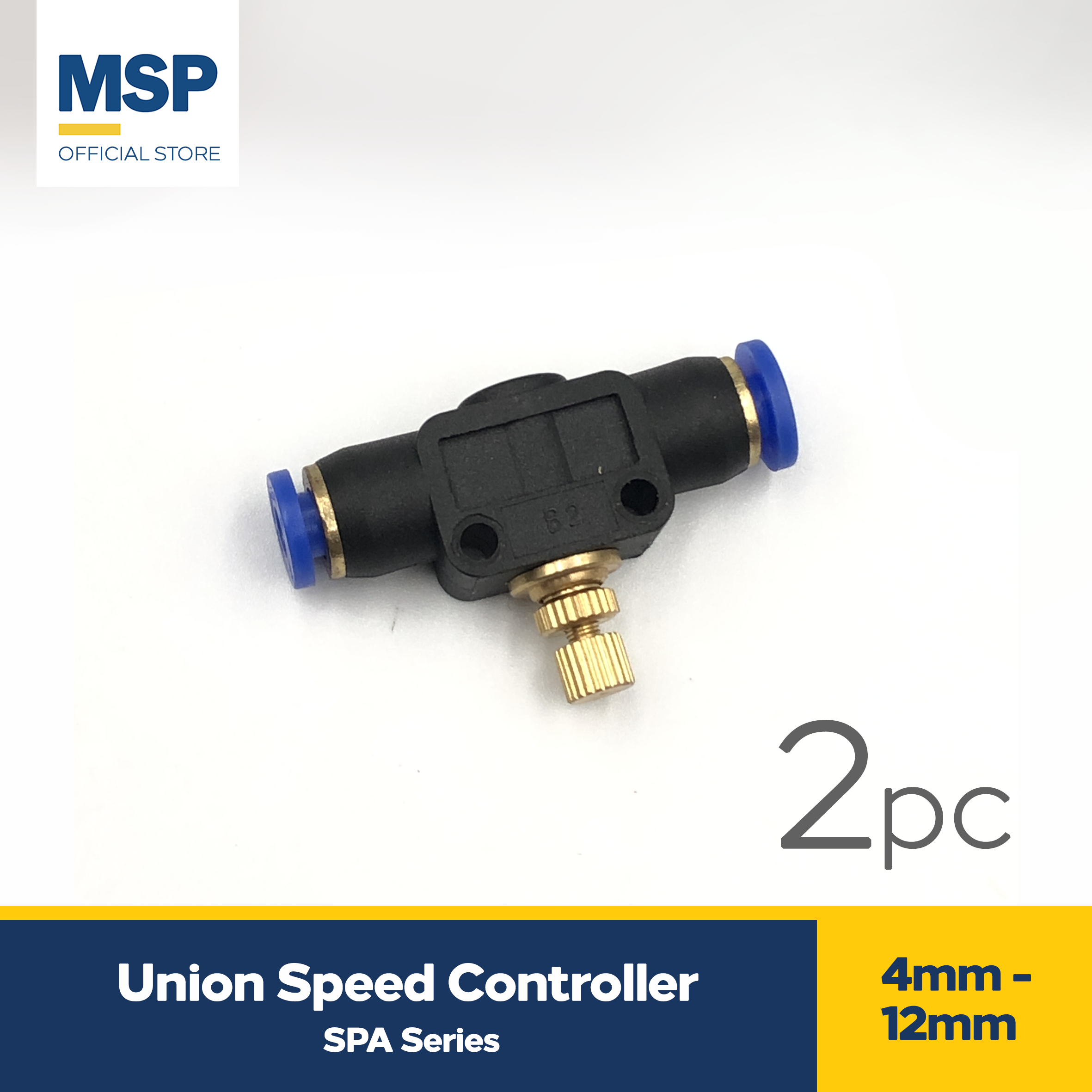 Union Speed Controller Pneumatic Fitting