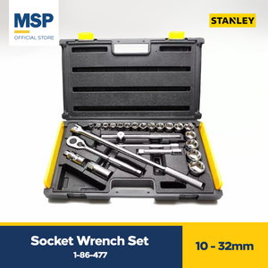 1set STANLEY 27pcs 1/2DR 12PTS SOCKET WRENCH SET 10mm - 32mm