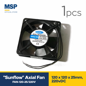 1pc "Sunflow" Axial Fan – 120 x 120 x 25mm, 220vDC