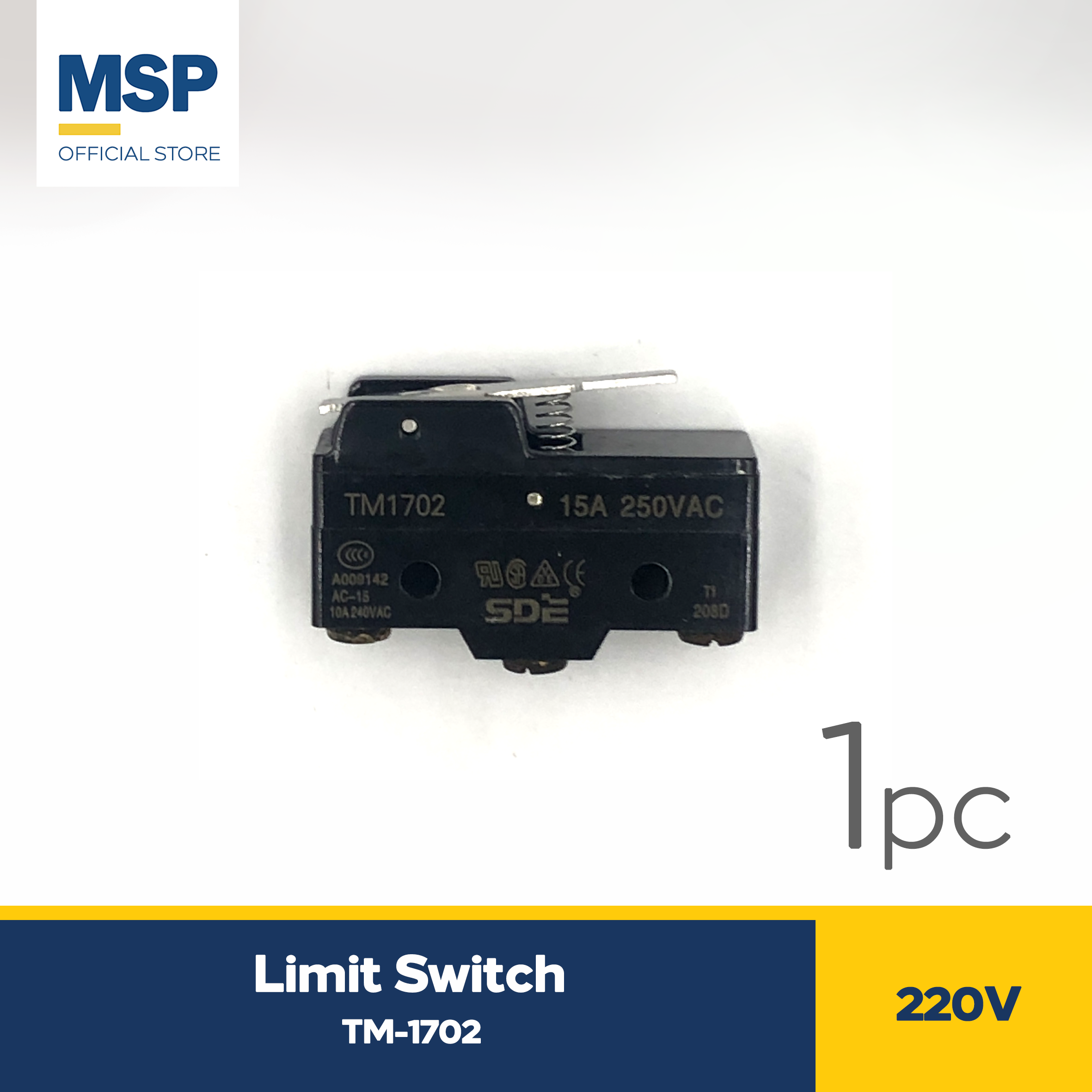 1pc SDE Lever Limit Switch 220V