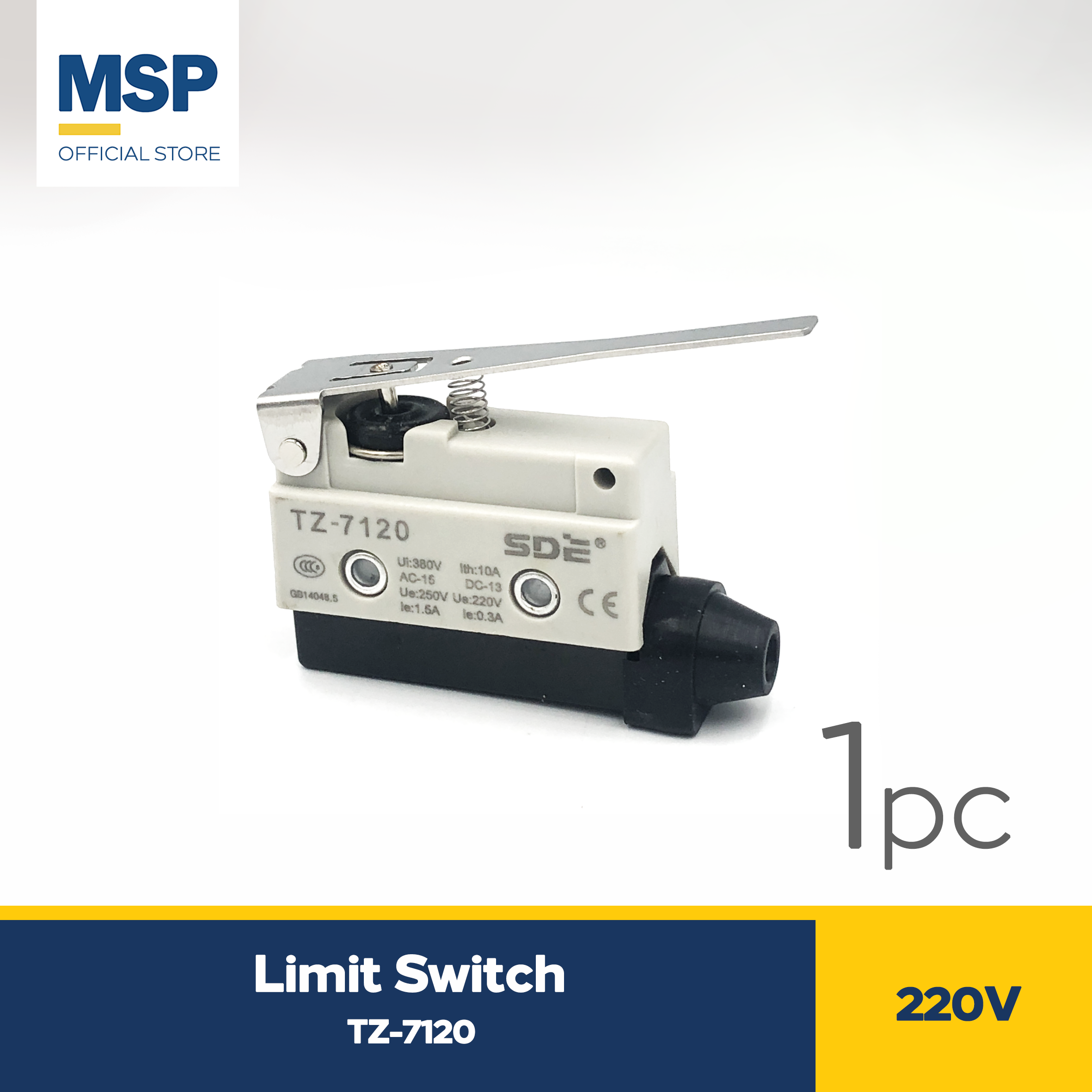 1pc SDE Lever Limit Switch 220V
