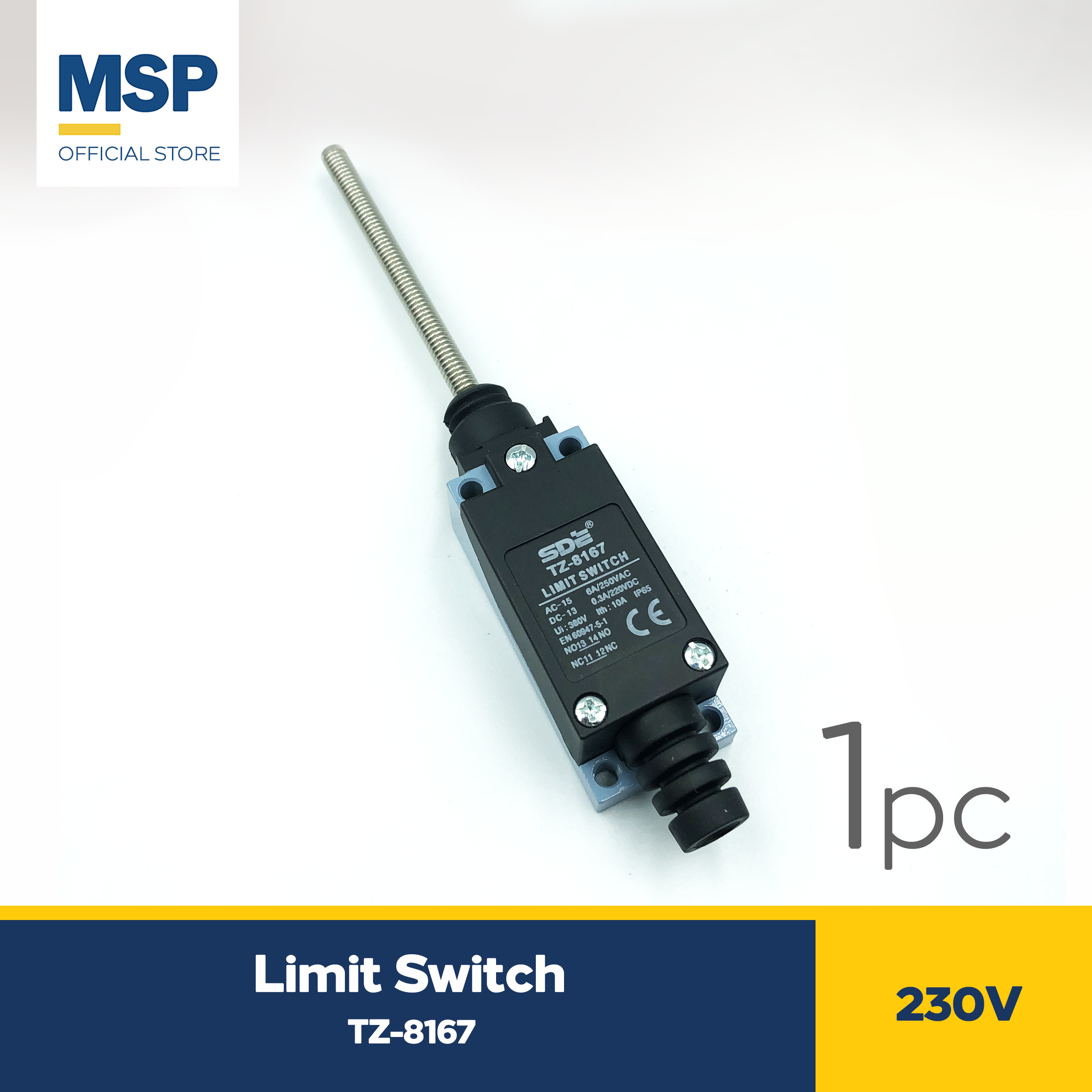 1pc SDE Whisker Limit Switch 230V