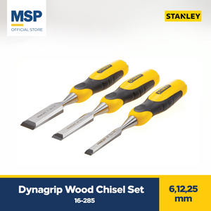 1set STANLEY Dynagrip Wood Chisel Set (3PCS 6,12,25mm)